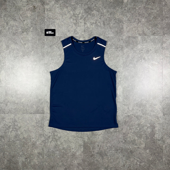 Nike Miler Vest Midnight Navy, nike miler vest, dripuniqueuk