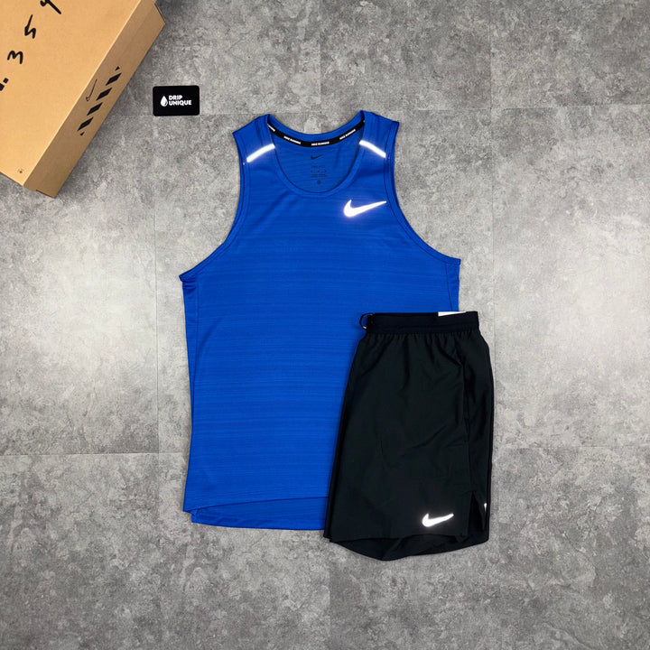 Nike Miler Vest Royal Blue, Nike Miler Vest T Shirt, dripuniqueuk