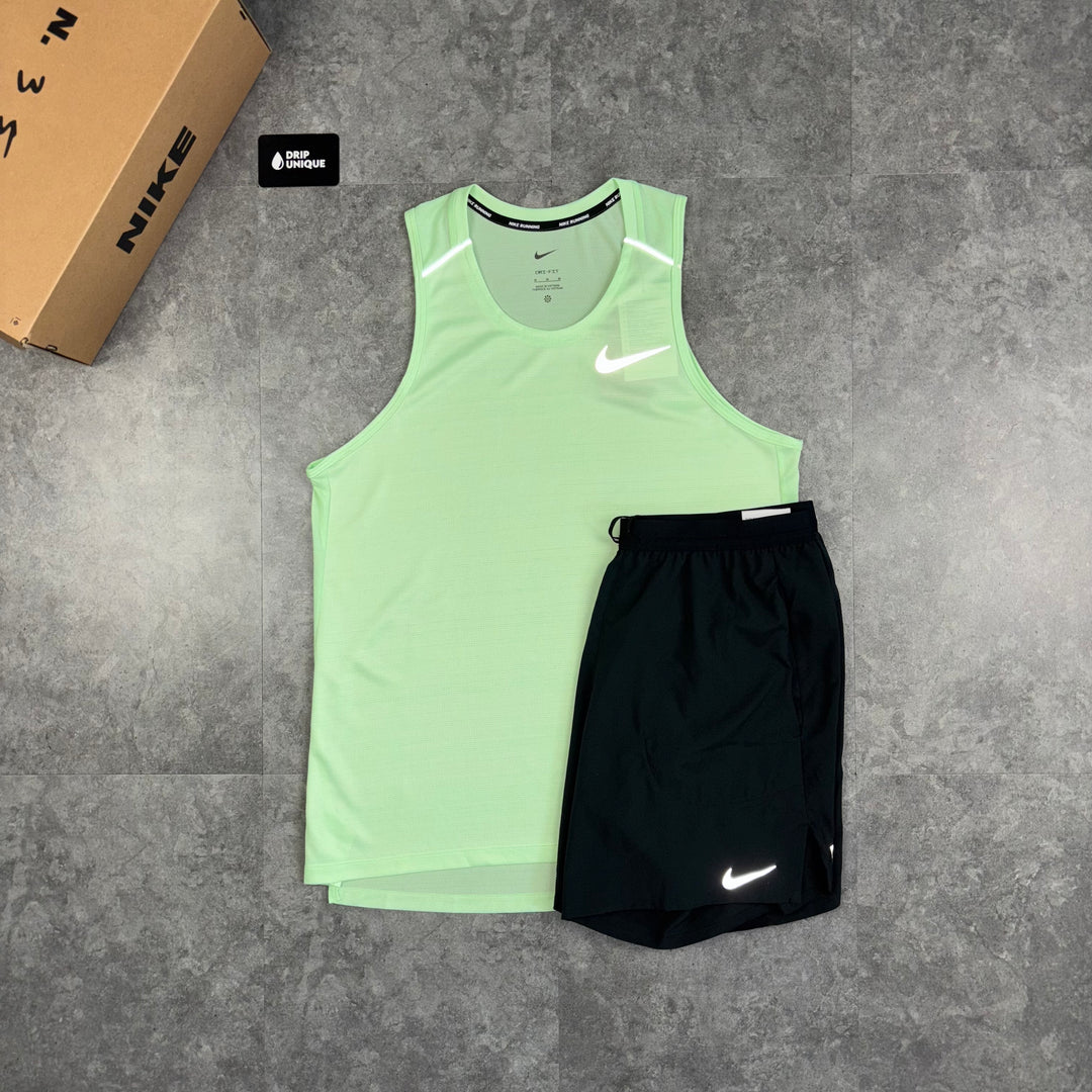Nike Miler Vest Vapour Green, Nike Miler Vest, dripuniqueuk