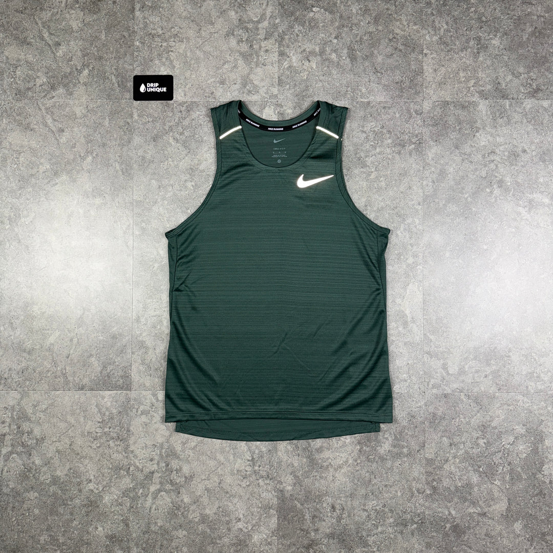 Nike Miler Vest Vintage Green, Nike Miler Vest, dripuniqueuk