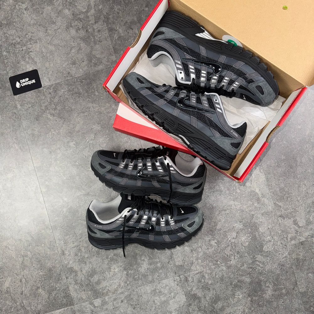 Nike P6000 Black Metallic Silver, nike shoes, dripuniqueuk