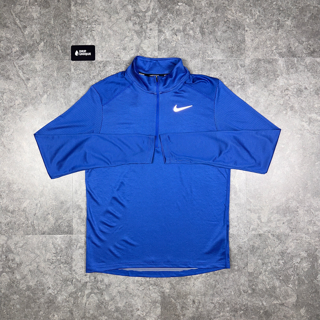 Men's Nike Pacer 1/4 Zip Top Blue – dripuniqueuk - Main Image