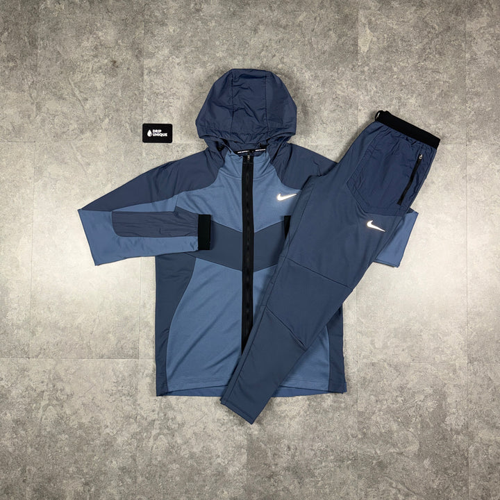 Nike Performance Windrunner Jacket Navy & Navy Nike Phenom Pants Set, nike set, dripuniqueuk