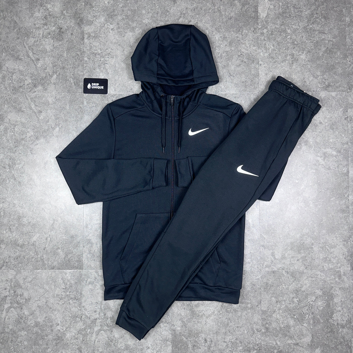 Nike Pro Dri Fit Fleece Set Black dripuniqueuk