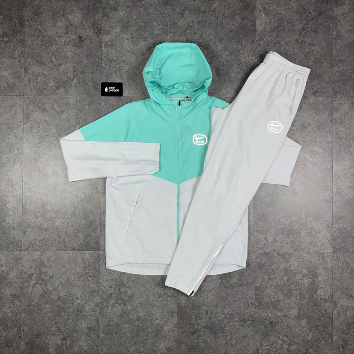 Nike Repel Air Miler Windrunner Jacket Mint & White Nike Air Phenom Pants Set, nike sets, dripuniqueuk