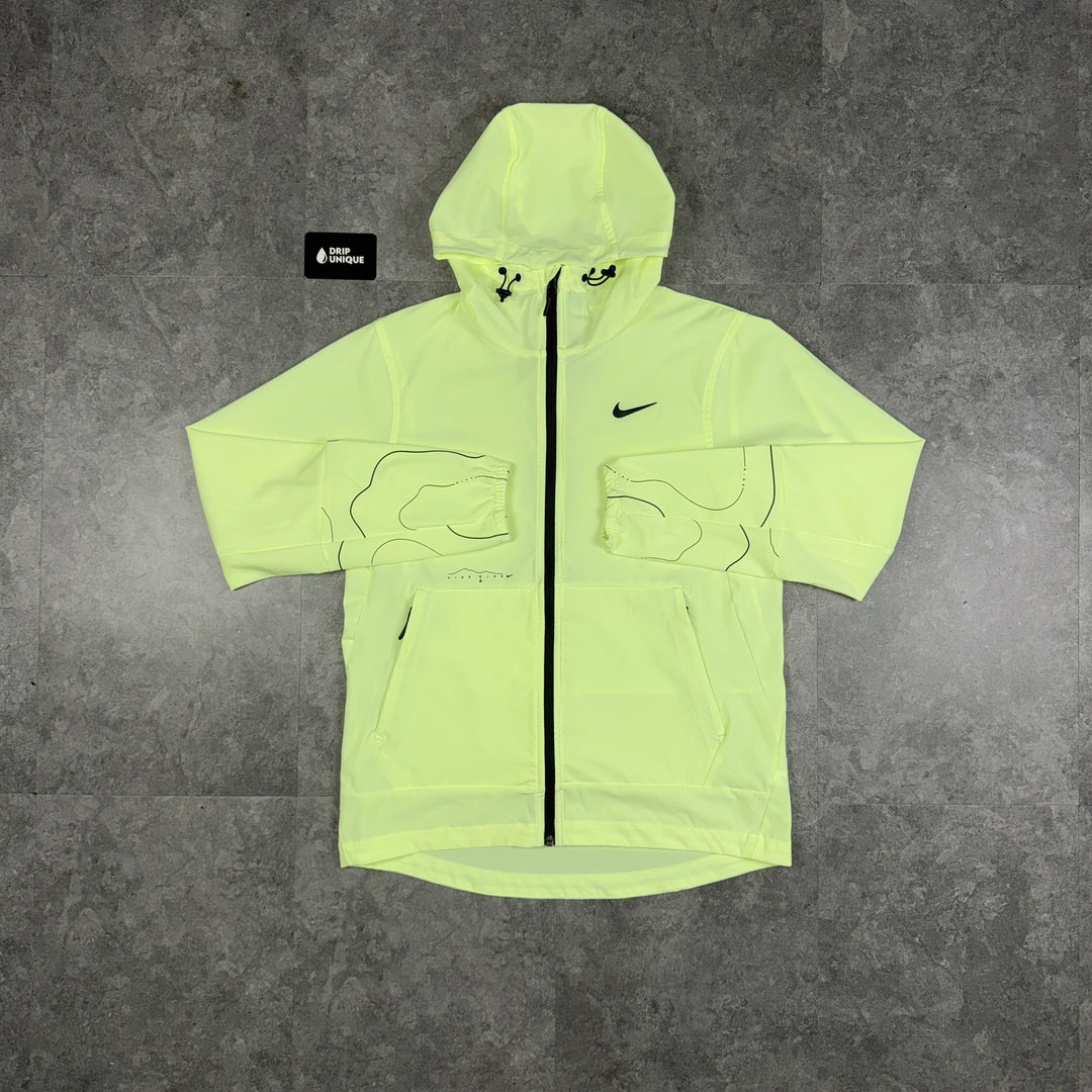 Nike Repel “Just Do It” Windrunner Jacket Barely Volt, Nike Windrunner Jacket, dripuniqueuk