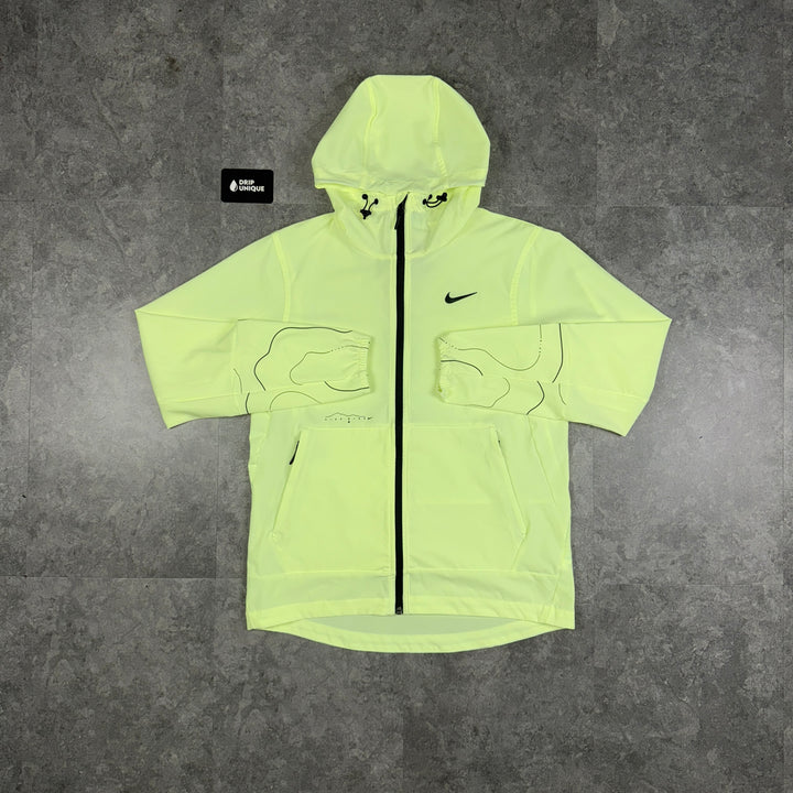 Nike Repel “Just Do It” Windrunner Jacket Barely Volt, Nike Windrunner Jacket, dripuniqueuk