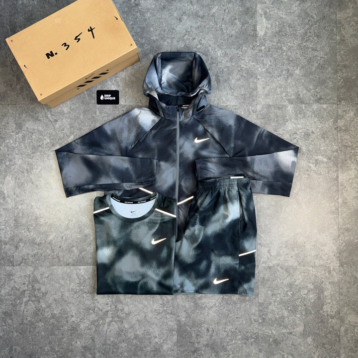 Nike Repel Miler 2.0 Windrunner Black Camo Bundle, nike set, dripuniqueuk