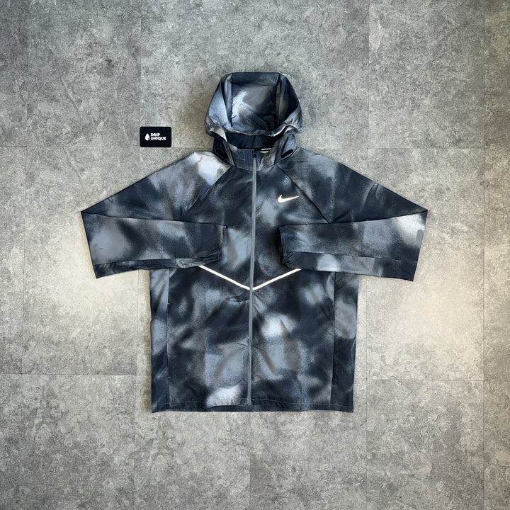 Nike Repel Miler 2.0 Windrunner Jacket Black Camo, nike jacket, dripuniqueuk