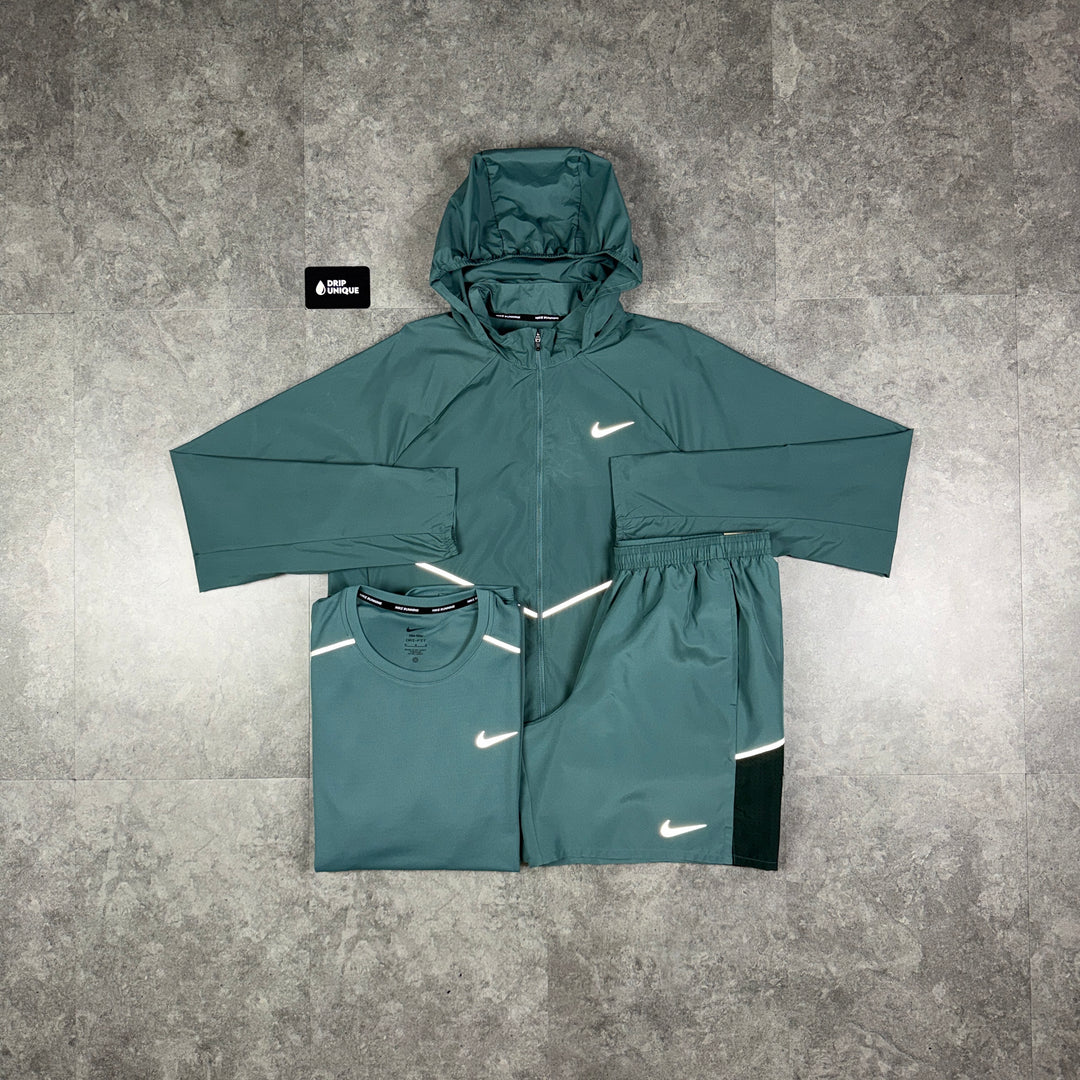 Nike Repel Miler 2.0 Windrunner Mineral Slate Bundle, nike 3 piece set, dripuniqueuk