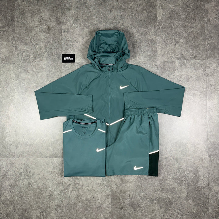 Nike Repel Miler 2.0 Windrunner Mineral Slate Bundle, nike 3 piece set, dripuniqueuk
