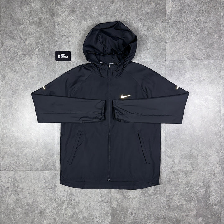 Nike Repel Miler Windrunner Jacket Black, Nike Windrunner Jacket, dripuniqueuk