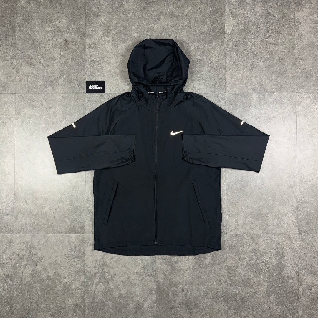 Nike Repel Miler Windrunner Jacket Black, Nike Windrunner Jacket, dripuniqueuk