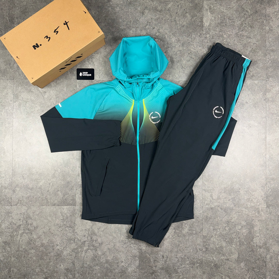 Nike Repel Miler Windrunner Jacket Dusty Cactus & Dusty Cactus Nike Challenger Pants Set, nike windrunner set, dripuniqueuk