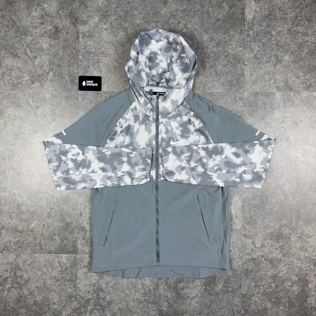 Nike Repel Miler Windrunner Jacket Grey Camo, Nike Windrunner Jacket, dripuniqueuk