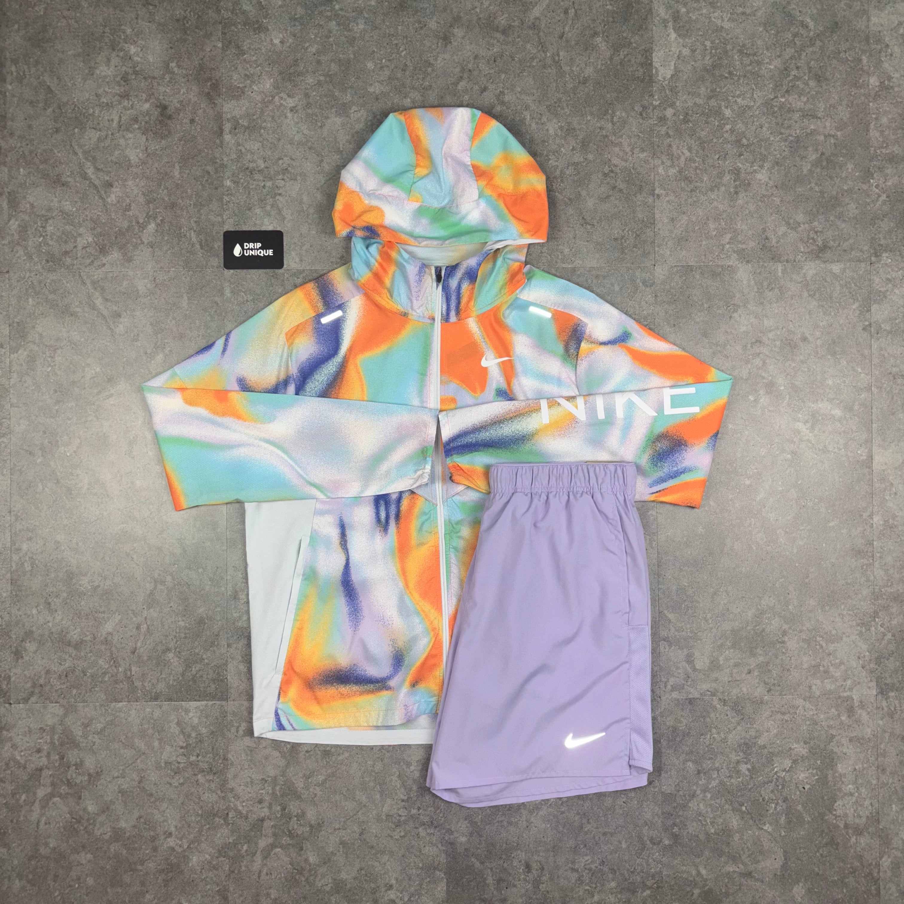 shorts and hoodie set nike