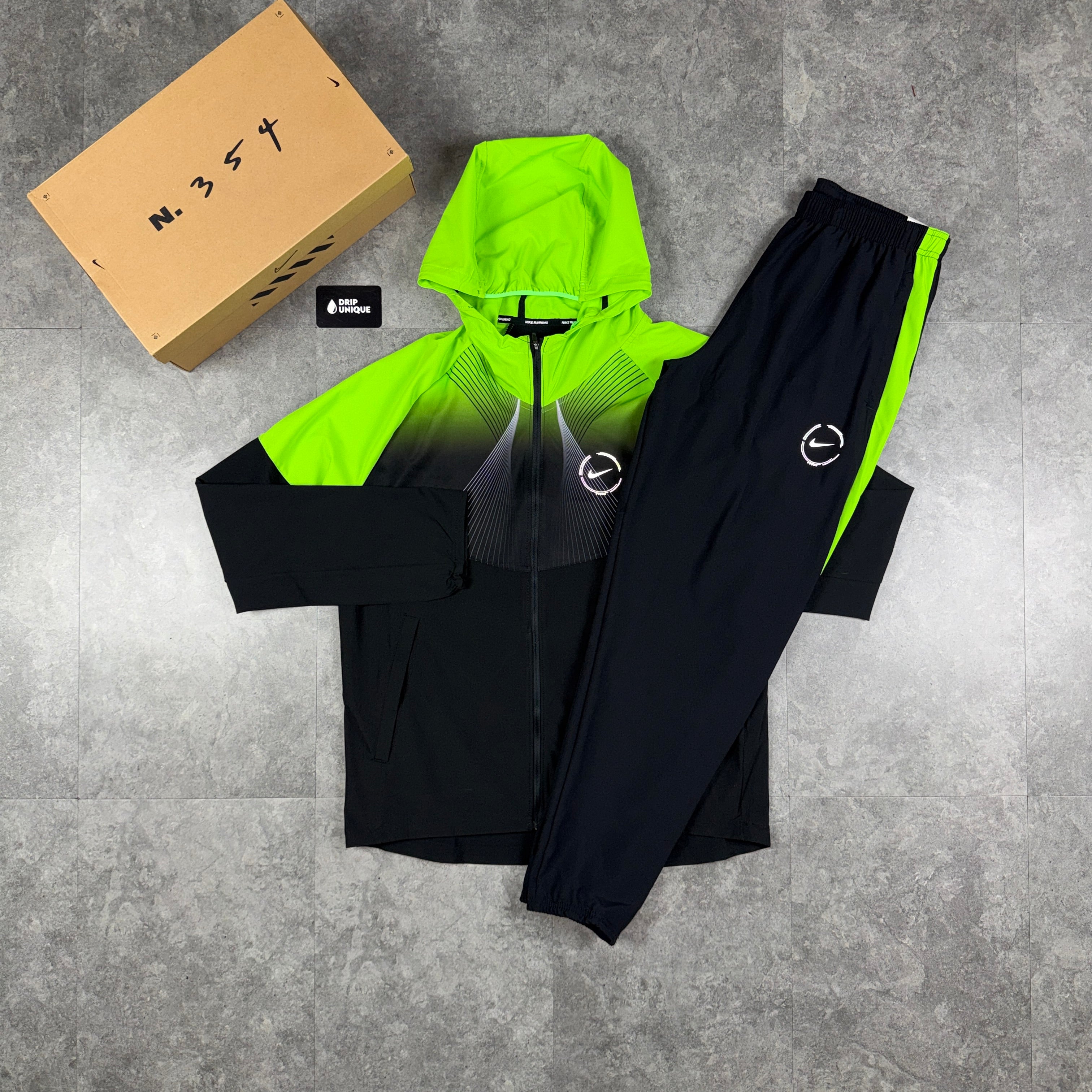 nike windrunner neon
