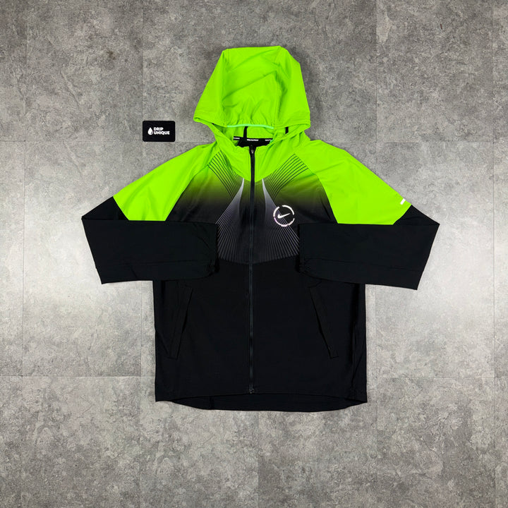 Nike Repel Miler Windrunner Jacket Neon, nike jackets, dripuniqueuk