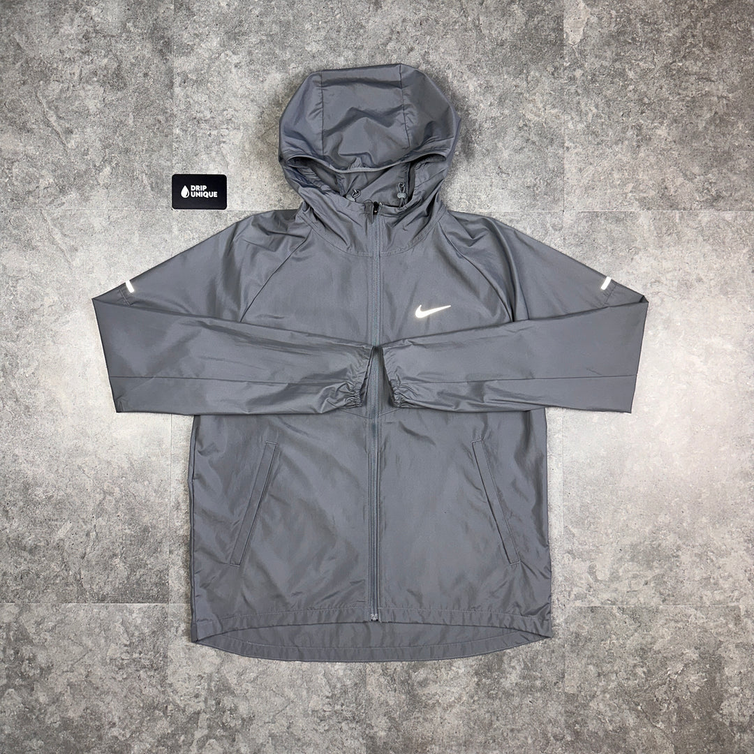 Nike Repel Miler Windrunner Jacket Smoke Grey, Nike Windbreaker, dripuniqueuk