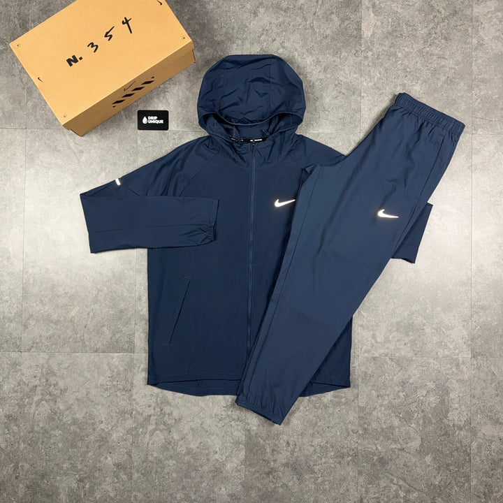 Nike Repel Miler Windrunner Jacket Thunder Blue & Blue Nike Challenger Pants Set, nike windrunner sets, dripuniqueuk
