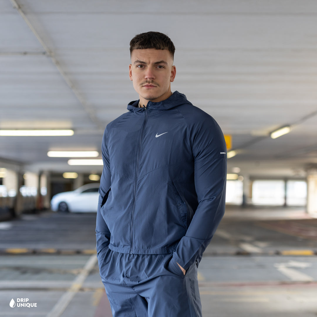 Nike Repel Miler Windrunner Jacket Thunder Blue, nike jacket, dripuniqueuk