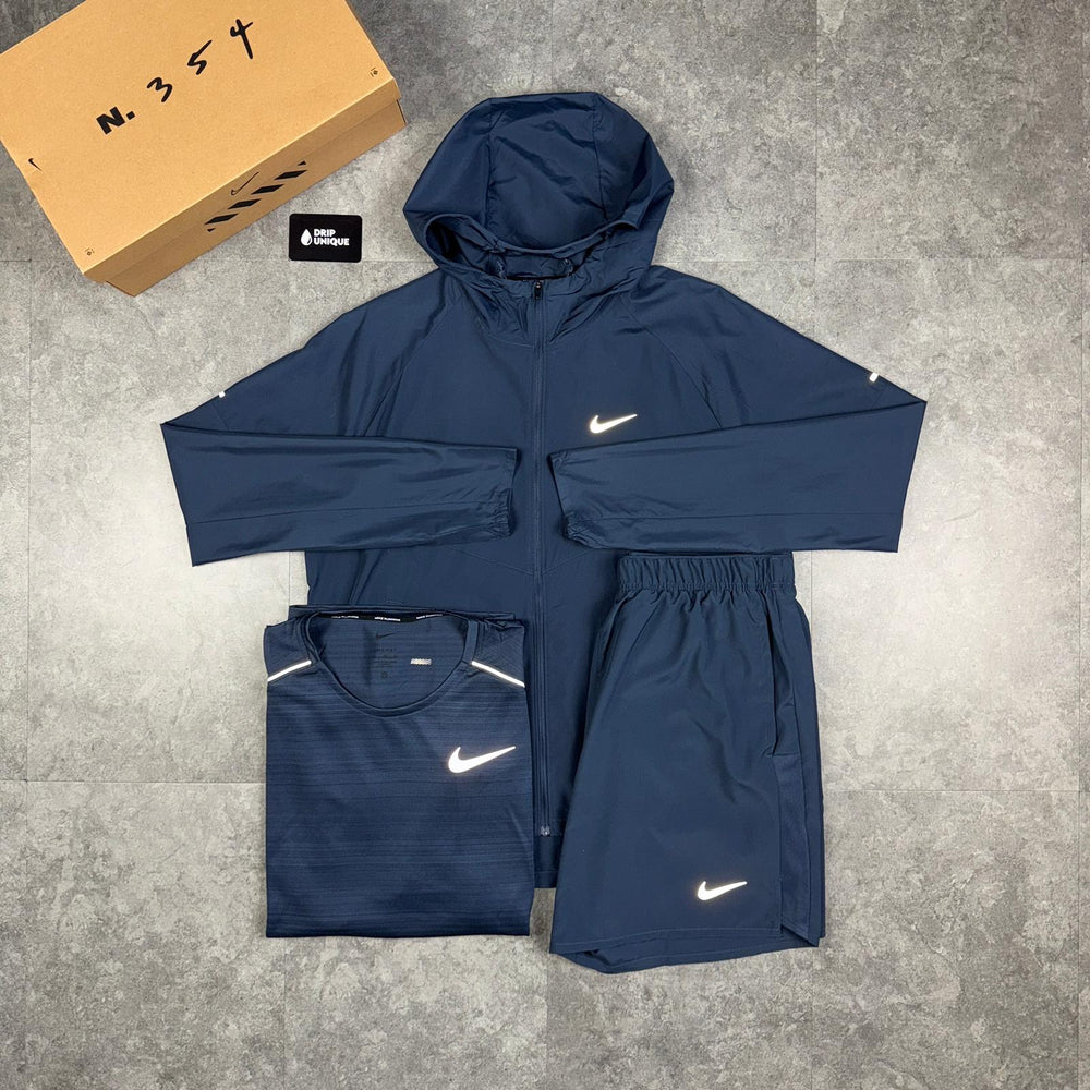 Nike Repel Miler Windrunner Thunder Blue Bundle, Nike Sets for men, dripuniqueuk