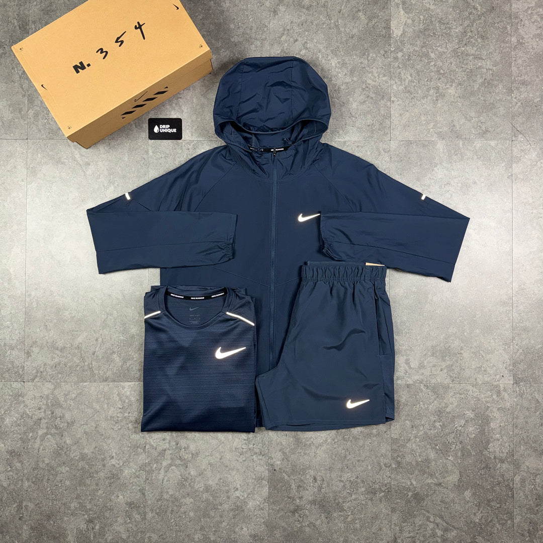 Nike Repel Miler Windrunner Thunder Blue Bundle, nike 3 piece, dripuniqueuk