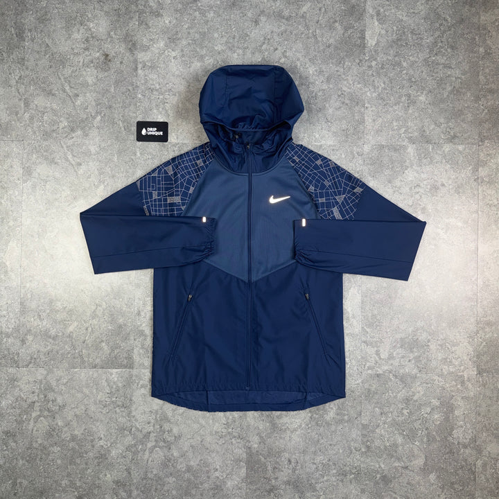Nike Repel Running Division Windrunner Jacket Navy Blue, nike jacket, dripuniqueuk