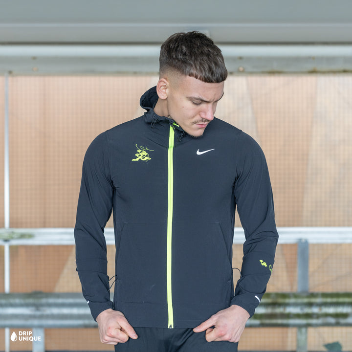 Nike Repel “Just Do It” Windrunner Jacket Black, Nike Windrunner Jacket, dripuniqueuk