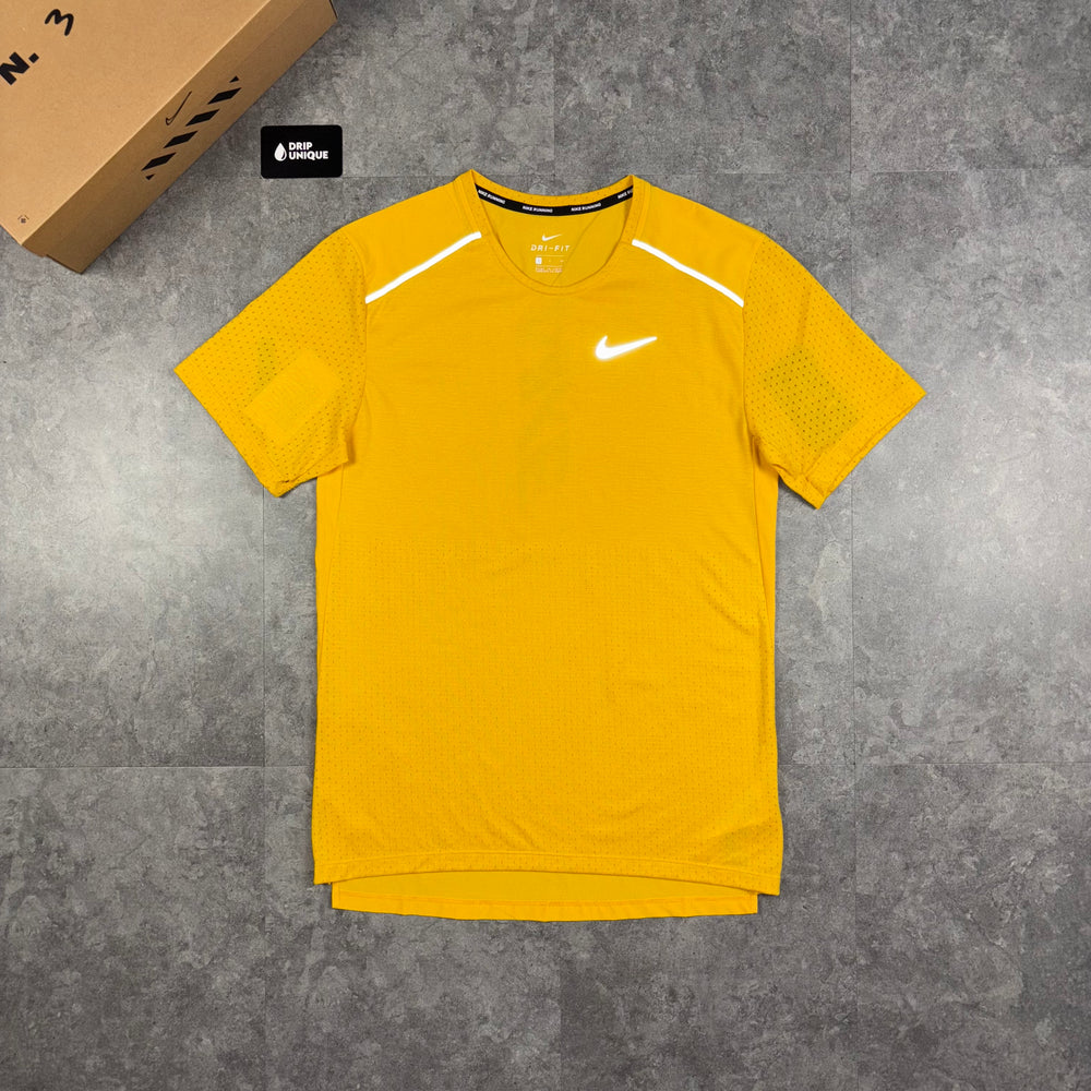 Nike Rise NK T-Shirt Yellow, Nike NK T-Shirt, dripuniqueuk