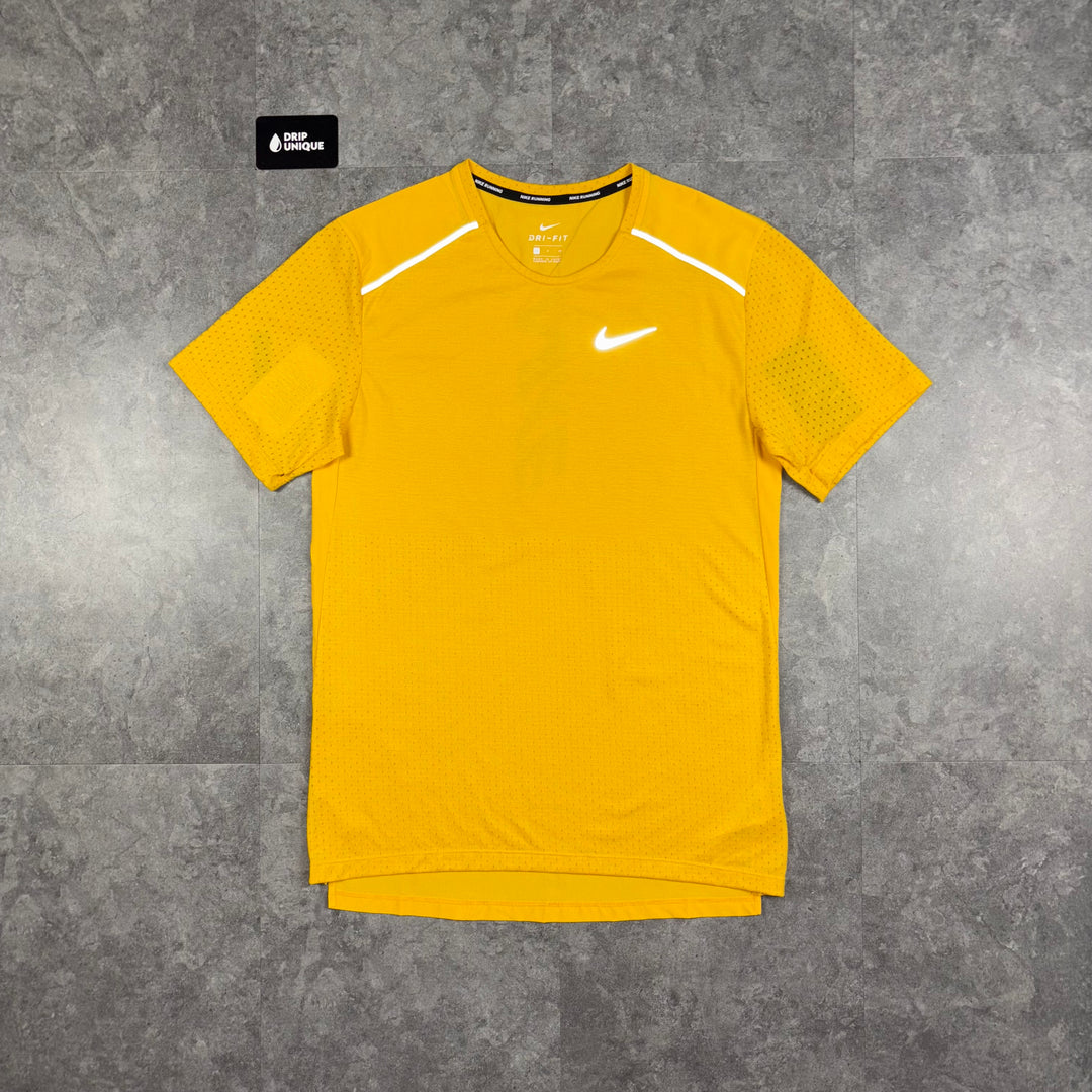 Nike Rise NK T-Shirt Yellow, Nike T-Shirt, dripuniqueuk