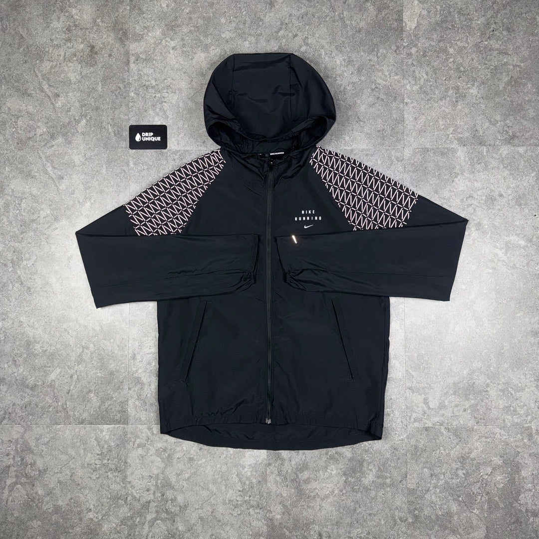 Nike Running Division Flash Windrunner Jacket Black, Nike Windrunner, dripuniqueuk