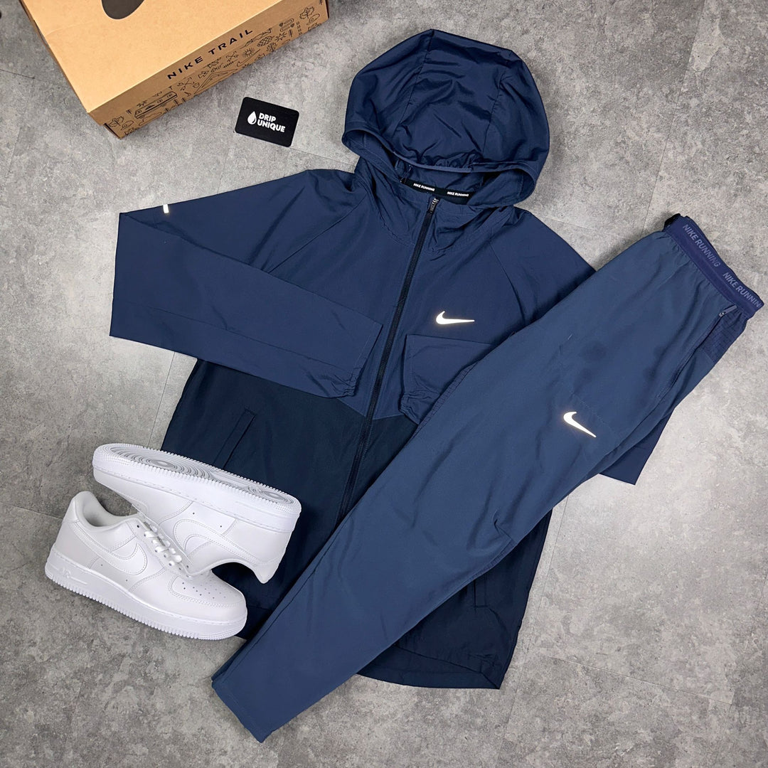 Nike windrunner jacket navy blue outlet