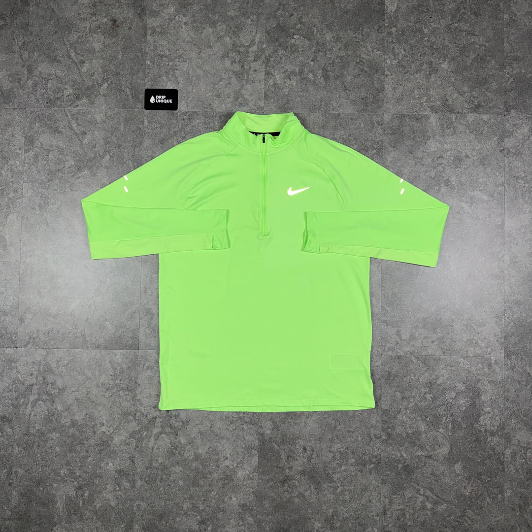 Nike Stride 1/4 Zip Top Ghost Green, nike 1/4 zip, dripuniqueuk