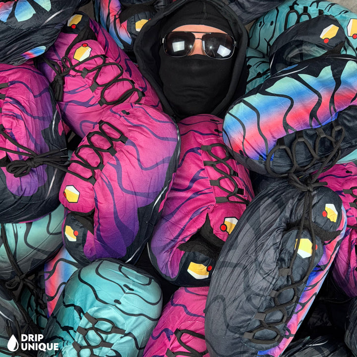 Nike TN Inspired Plush Slippers Berlin, Nike TN Slippers, dripuniqueuk