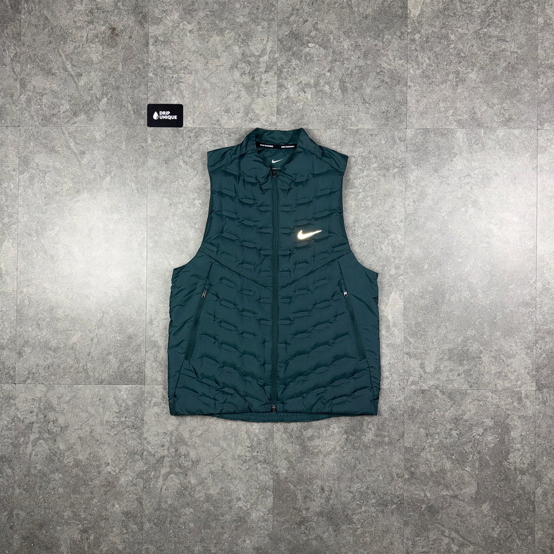 Nike Therma-Fit ADV Repel Gilet Deep Jungle, nike gilet, dripuniqueuk