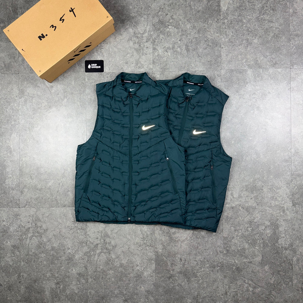 Nike Therma-Fit ADV Repel Gilet Deep Jungle, nike therma fit gilet, dripuniqueuk