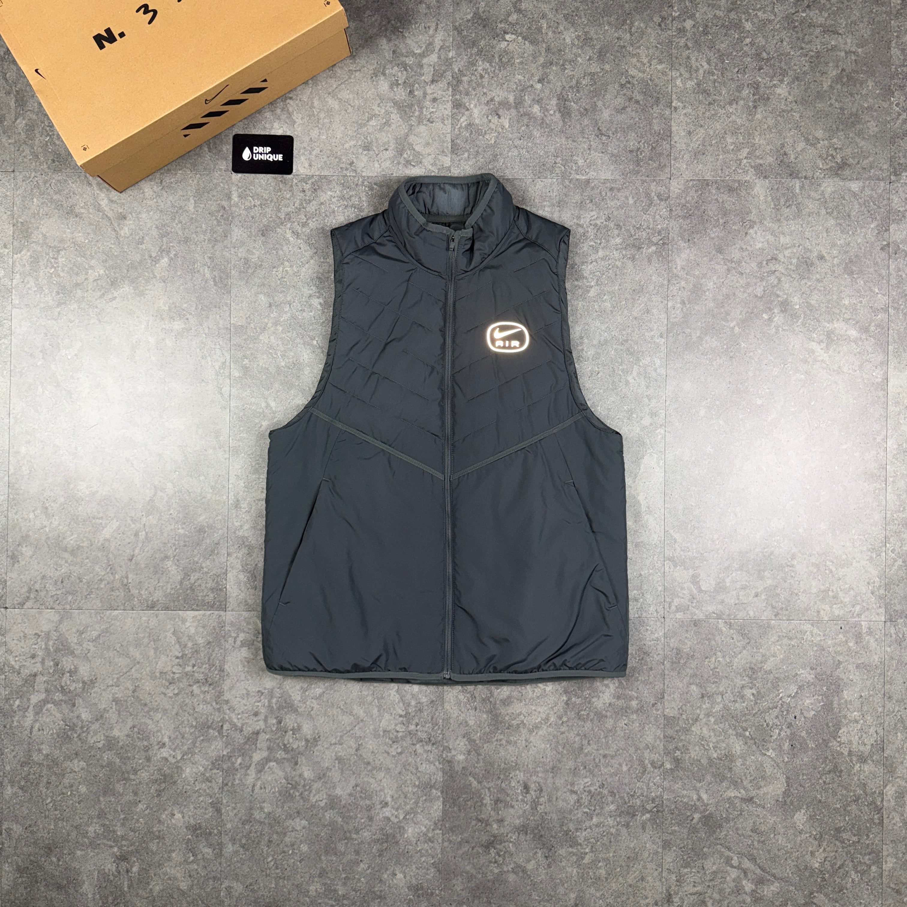 Nike Therma-Fit Air Repel Gilet Grey – dripuniqueuk