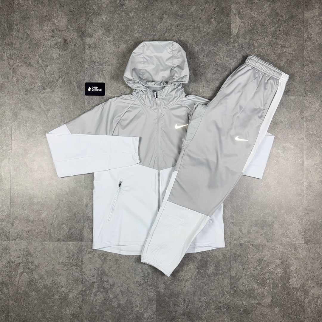 Nike Therma-Fit Repel Miler Windrunner Jacket Grey & Grey Nike Therma-Fit Pants Set, nike sets, dripuniqueuk