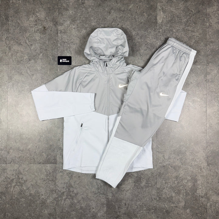 Nike Therma-Fit Repel Miler Windrunner Jacket Grey & Grey Nike Therma-Fit Pants Set, nike sets, dripuniqueuk