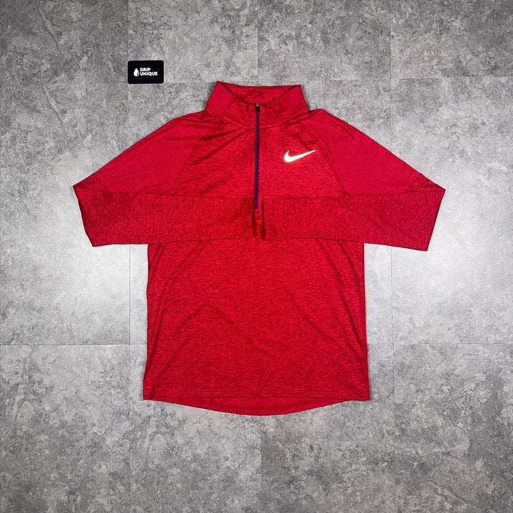 Nike Therma 1/4 Zip Top Red, Nike 1/4 Zips, dripuniqueuk