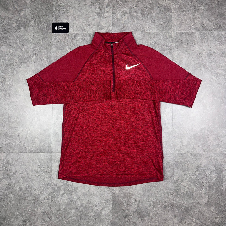 Nike Therma 1/4 Zip Top Sangria Red, Nike 1/4 Zips, dripuniqueuk