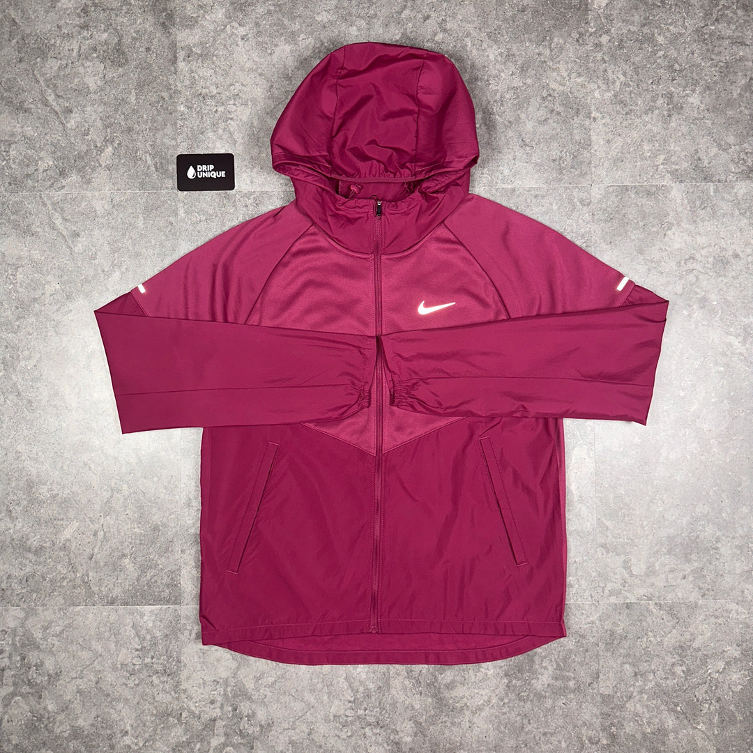 Nike Therma Fit Windrunner Jacket Maroon
