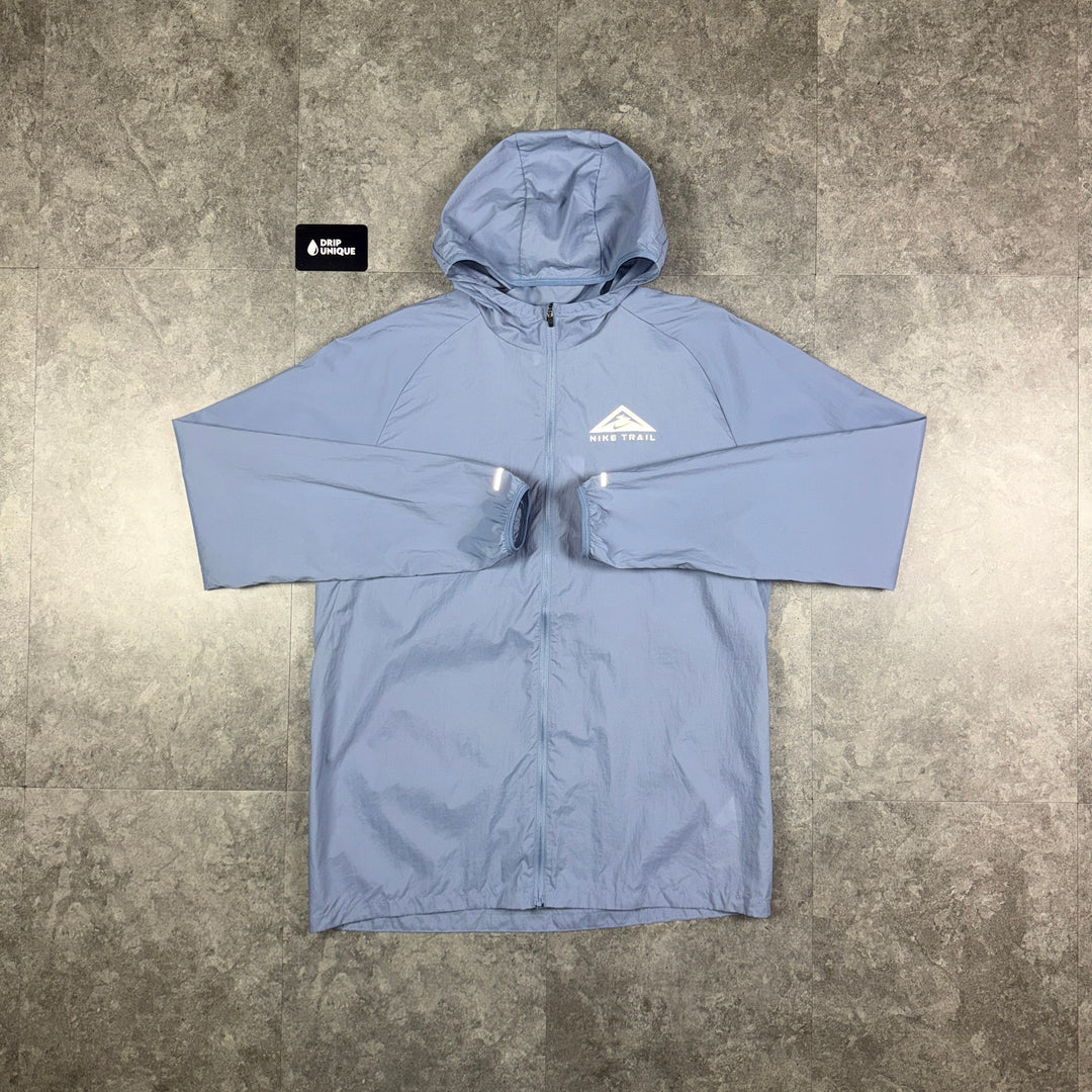 Nike Trail Windrunner Jacket Blue, Nike Windrunner Jacket, dripuniqueuk
