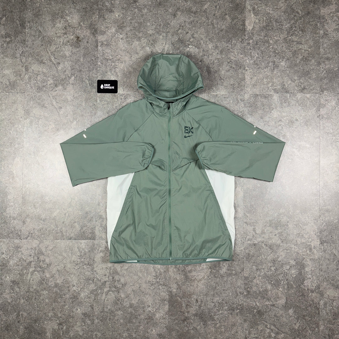 Nike UV Ekiden Windrunner Jacket Clay Green, nike jacket, dripuniqueuk