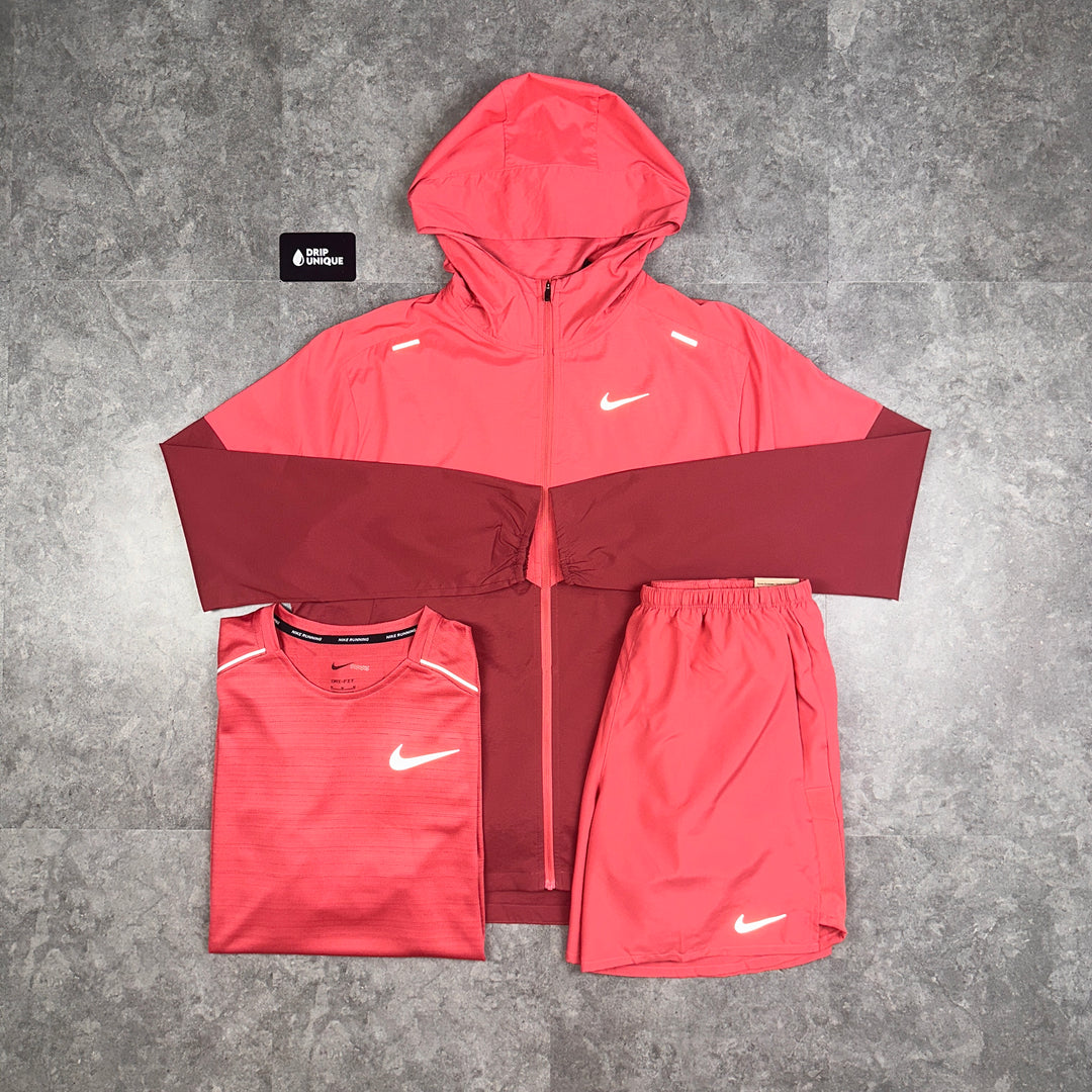 Nike UV Windrunner Adobe Red Bundle, Nike Sets, Nike Windrunner Sets, dripuniqueuk