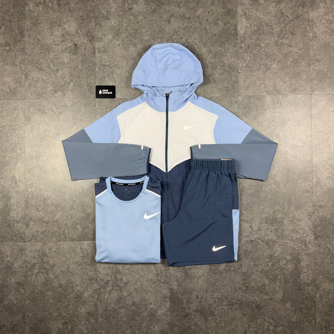 Nike UV Windrunner Diffused Blue Bundle, nike 3 piece set, dripuniqueuk