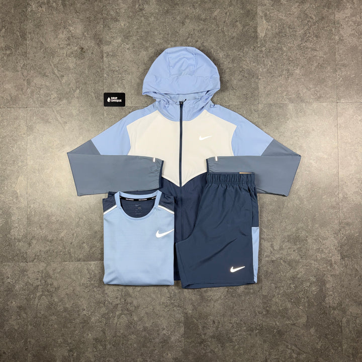 Nike UV Windrunner Diffused Blue Bundle, nike 3 piece set, dripuniqueuk