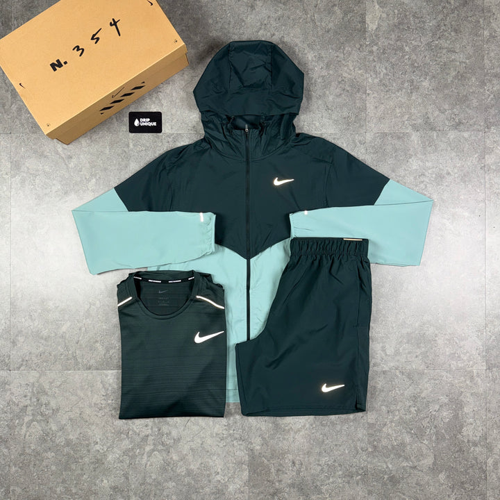 Nike UV Windrunner Forest Green Bundle, nike sets, dripuniqueuk