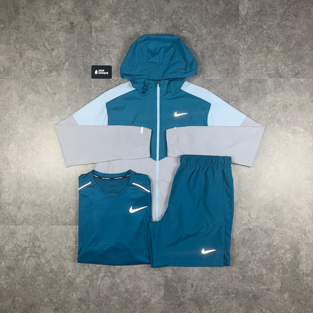 Nike UV Windrunner Green Abyss Bundle, Nike Windrunner Set, dripuniqueuk